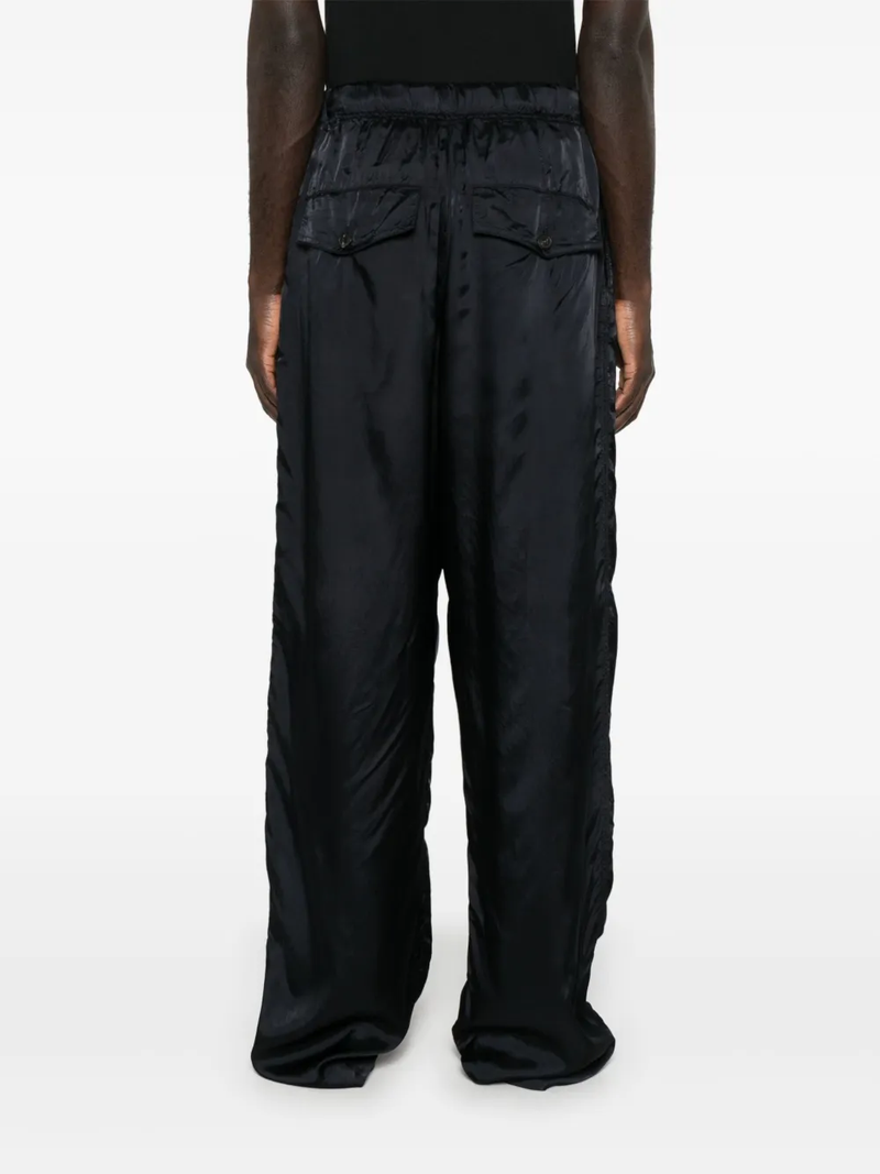 DRIES VAN NOTEN - Men Viscose Drawstring Pants