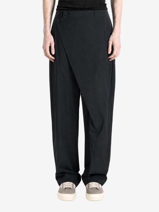 Black pants, full body view
