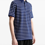 Blue t-shirt worn by a person, showing the t-shirt fit