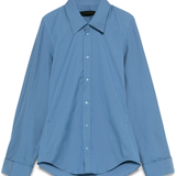 Blue shirt, front view