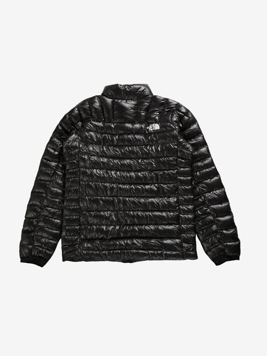 Black jacket, back view