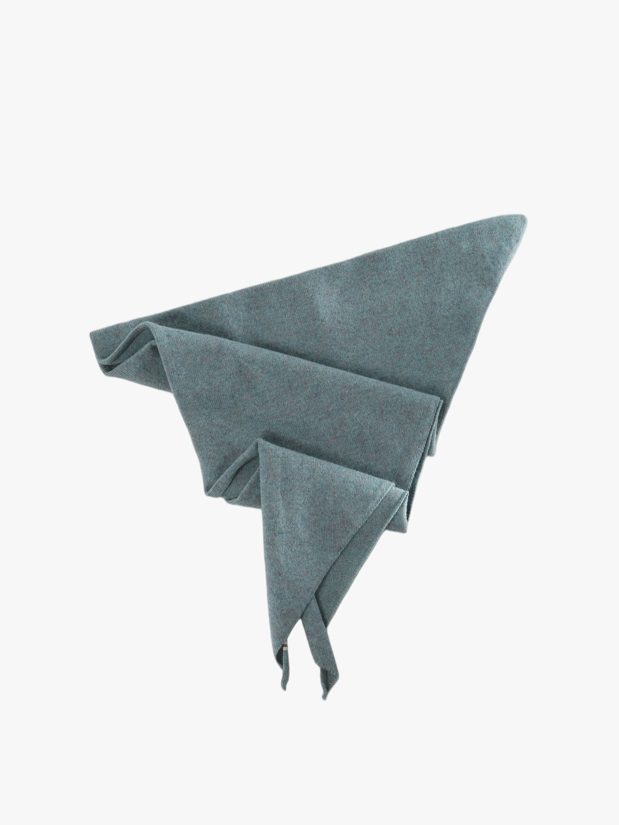 Green scarf, front view