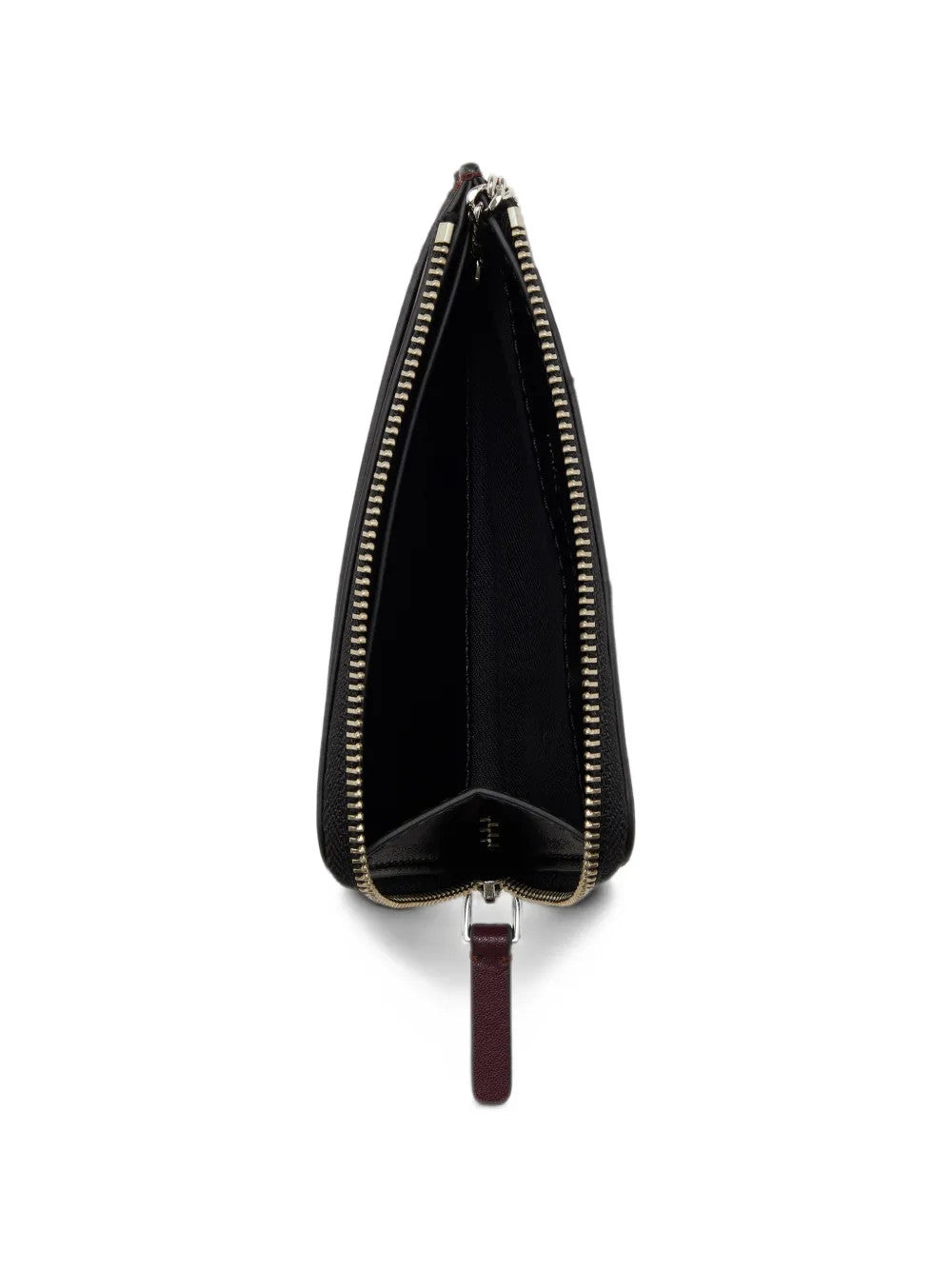 Burgundy accessories, front view