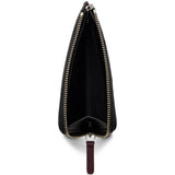 Burgundy accessories, front view