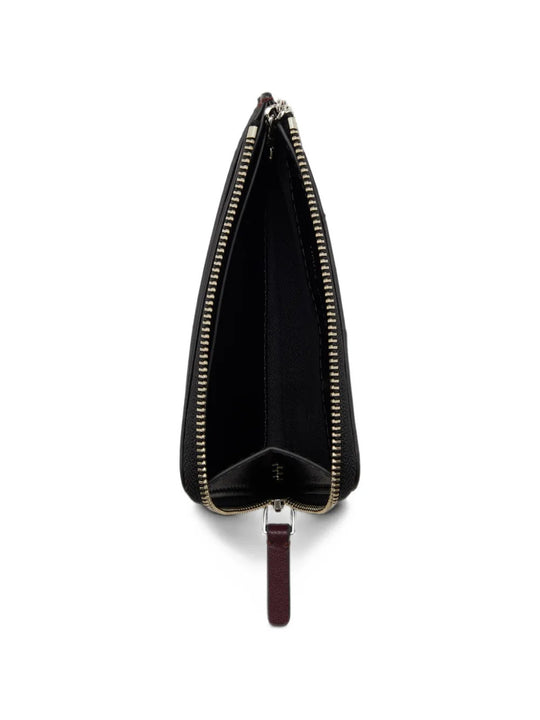 Burgundy accessories, front view