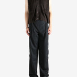 Brown vest, full body view