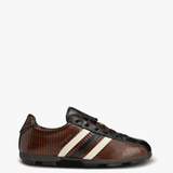 Brown shoes, side view