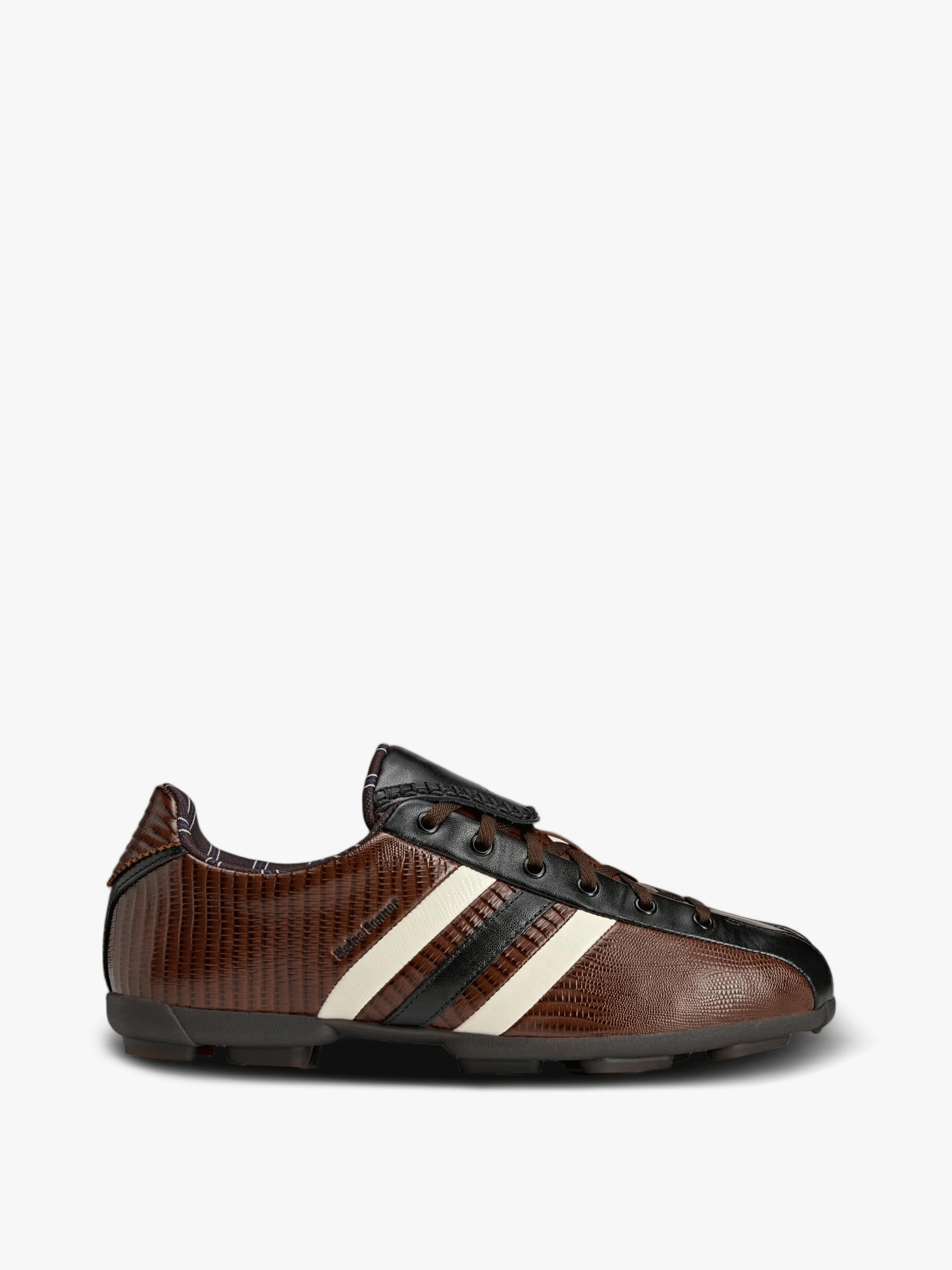 Brown shoes, side view