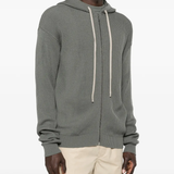 Grey hoodie, full body view