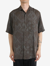 SONG FOR THE MUTE - Men Short Sleeve Oversized Shirt