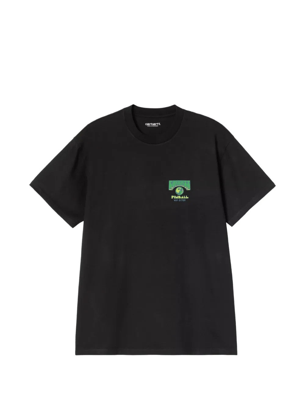 Black t-shirt, front view