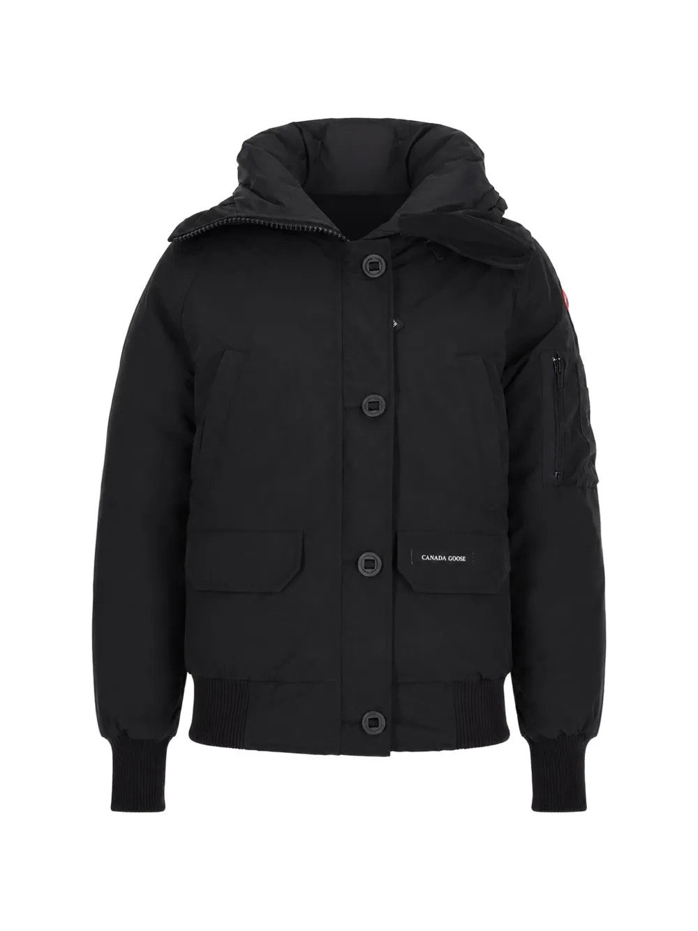 Black jacket, front view