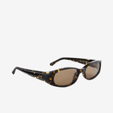 Brown eyewear, front view