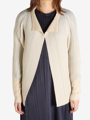 ISSEY MIYAKE - Women Wooly Pleats-56 Shirt