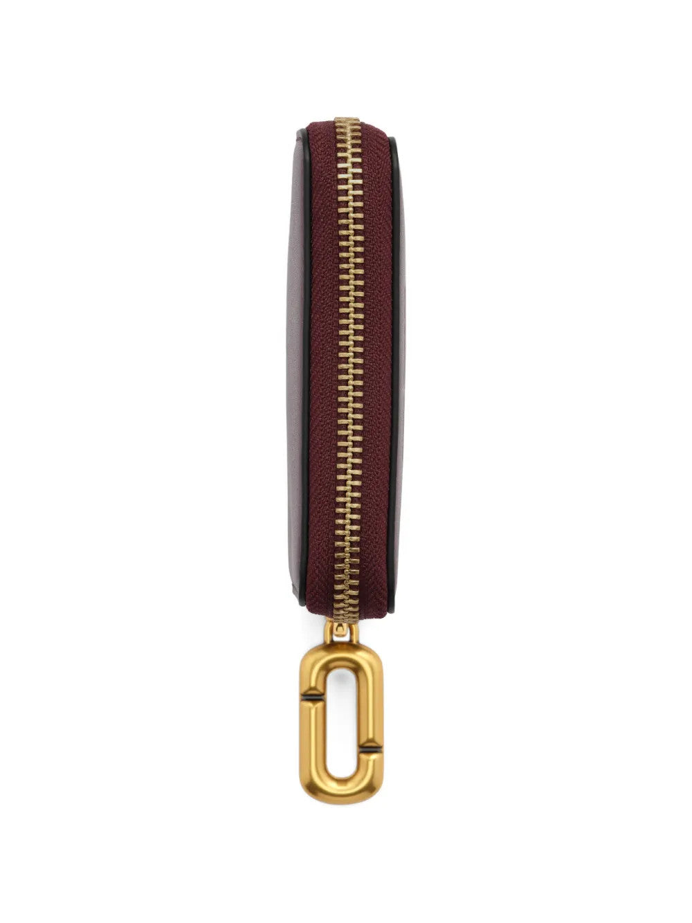 Burgundy accessories, front view