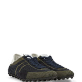 Navy shoes, front view
