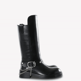 Black boots, side view