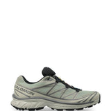 Green shoes, side view