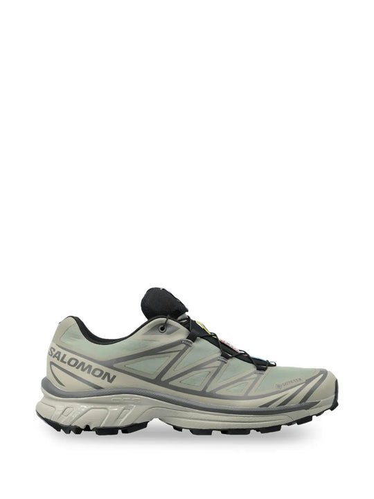 Green shoes, side view