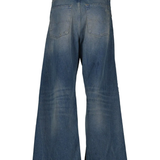 Blue jeans, back view