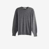 Grey knitwear, front view