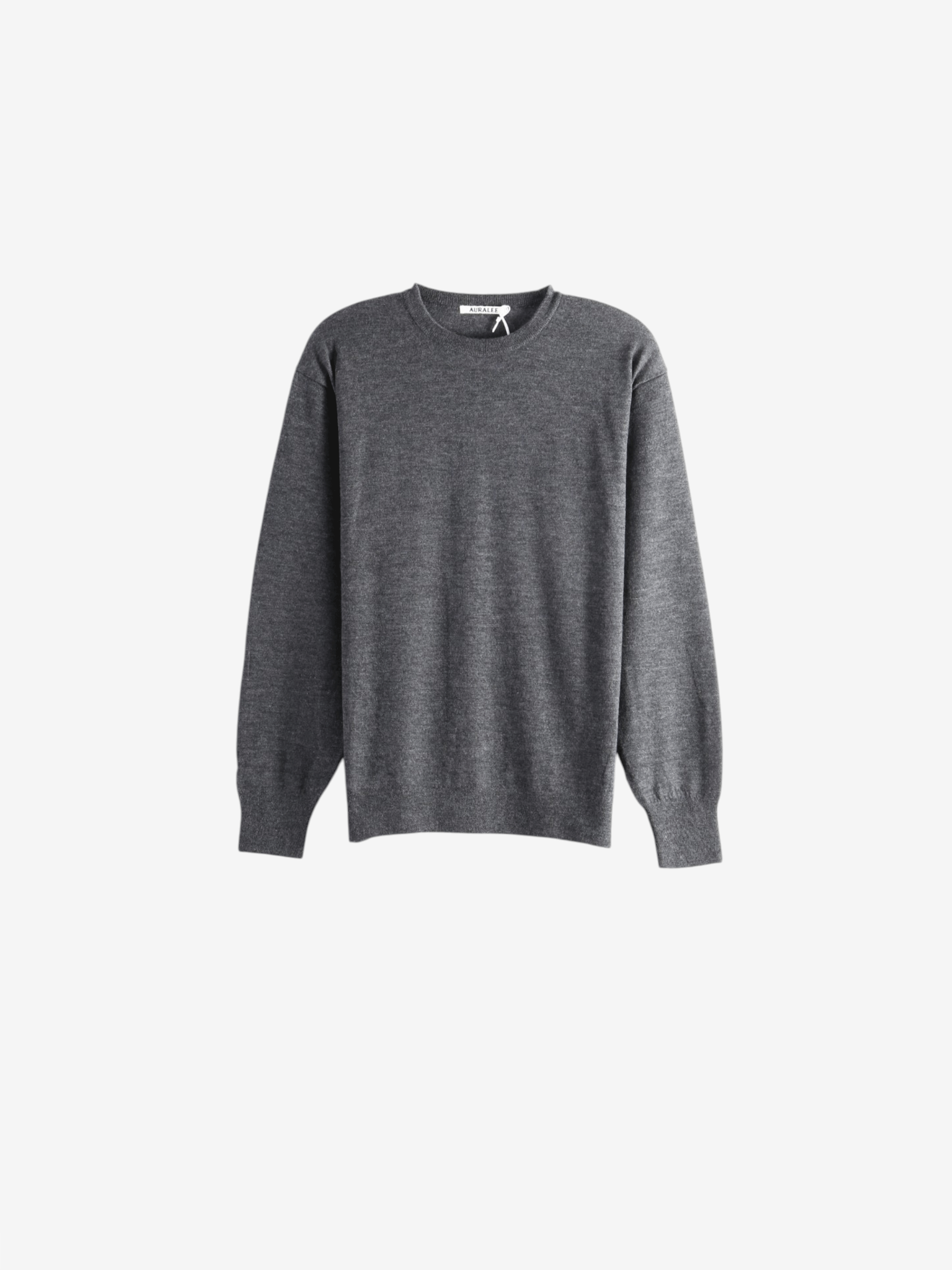 Grey knitwear, front view
