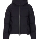 Black coat, front view