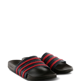 Black sandals,side view