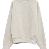 White sweatshirt,front view