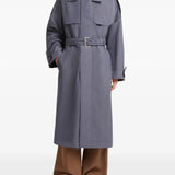 Grey jacket, full body view