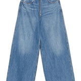 Blue jeans, front view