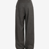 AMOMENTO - Women Straight Tuck Pants