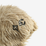 Close up of Tan hat, showing detail