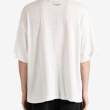 Tan t-shirt, full body view