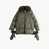 Green jacket, front view