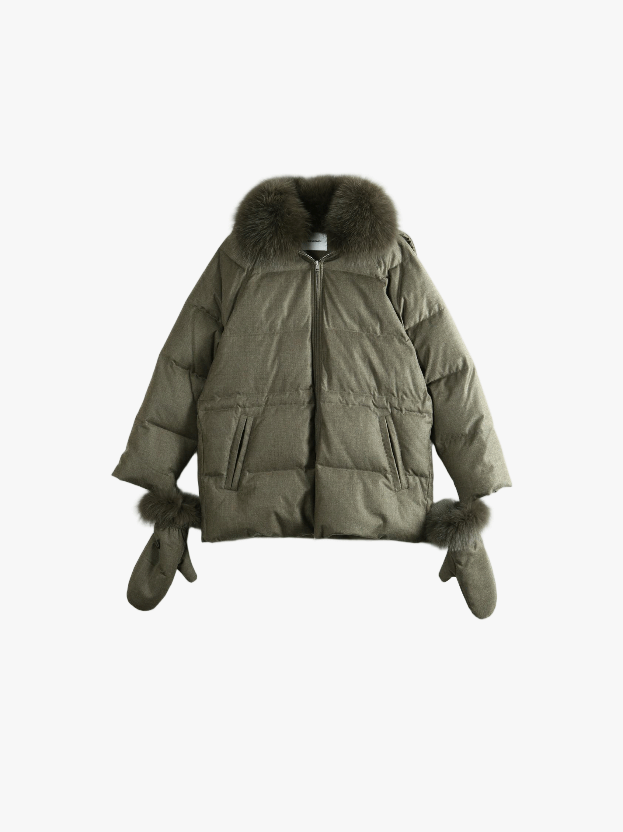 Green jacket, front view