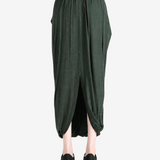 Green skirt, front view