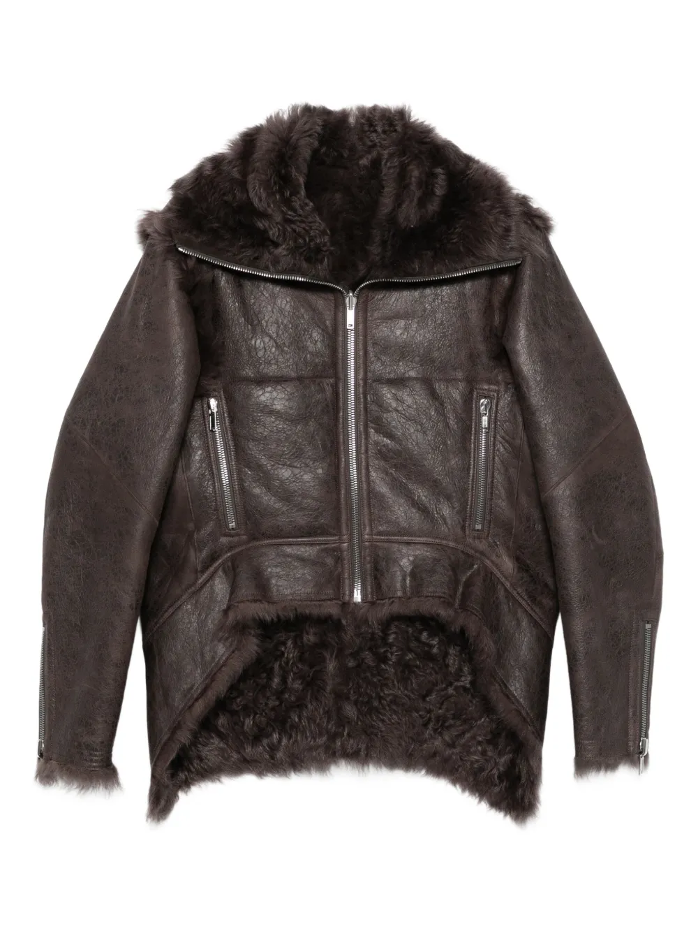 Brown coat,front view