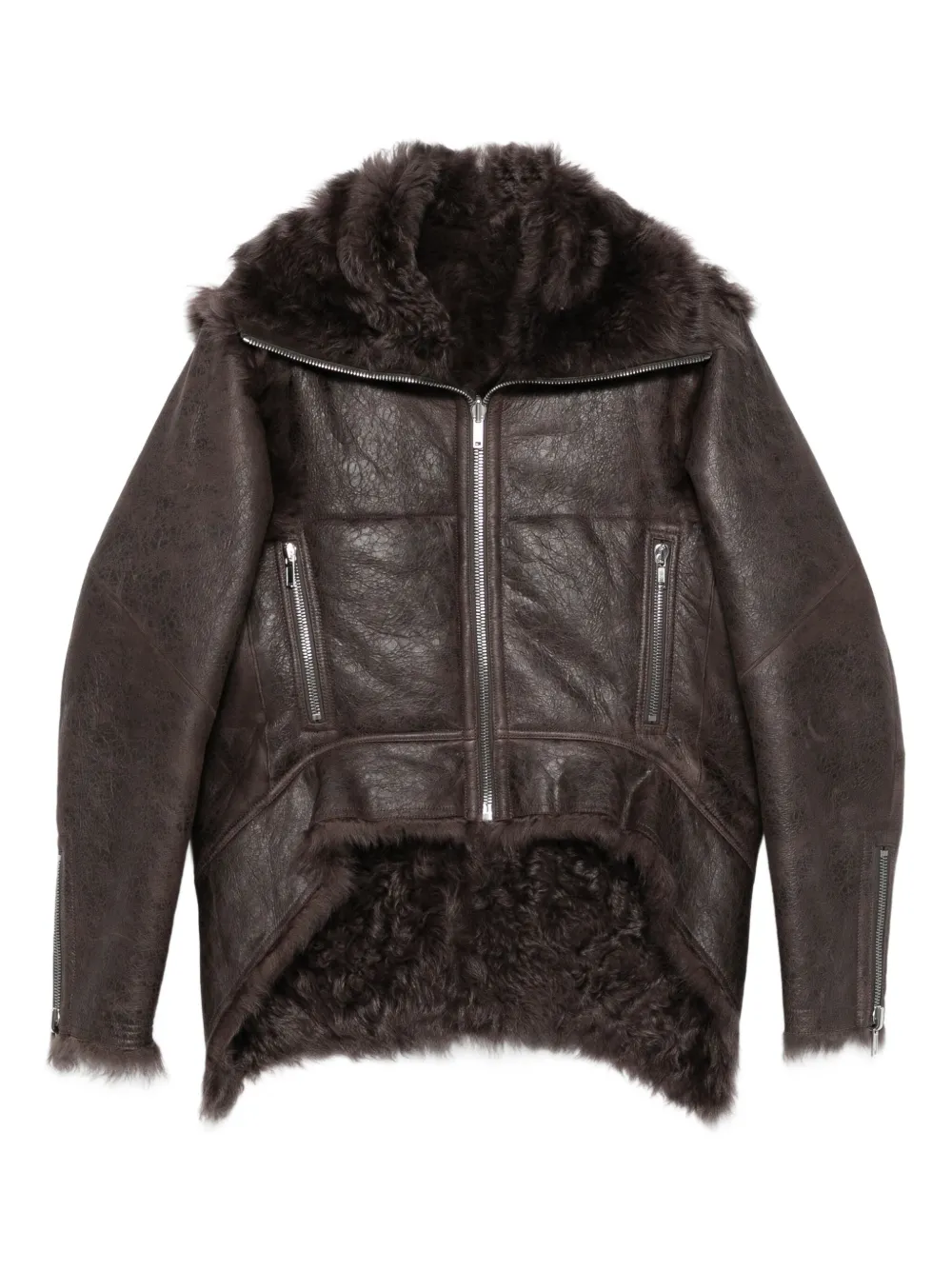 Brown coat,front view