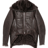 Brown coat,front view