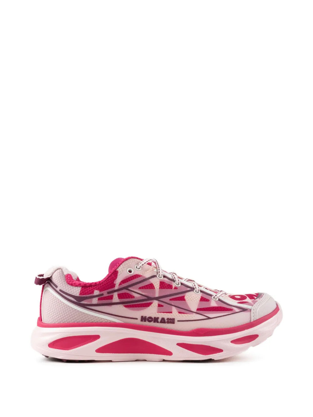 Pink shoes, front view