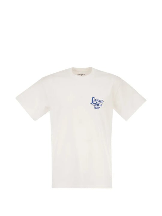 White t-shirt, front view
