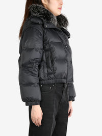 YVES SALOMON - Women Short Down Jacket With Fox Fur Collar