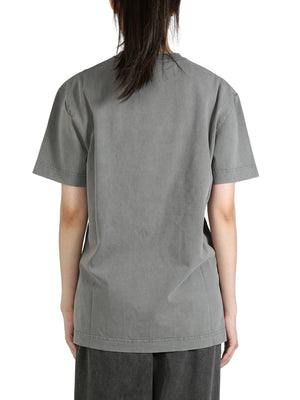 ALEXANDER WANG - Unisex Short Sleeve Tee With Glitter Puff Logo