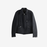 Black jacket, front view