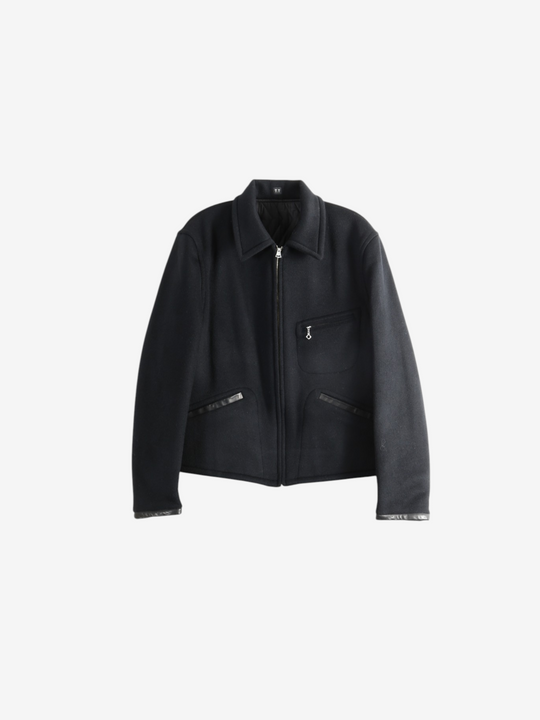 Black jacket, front view