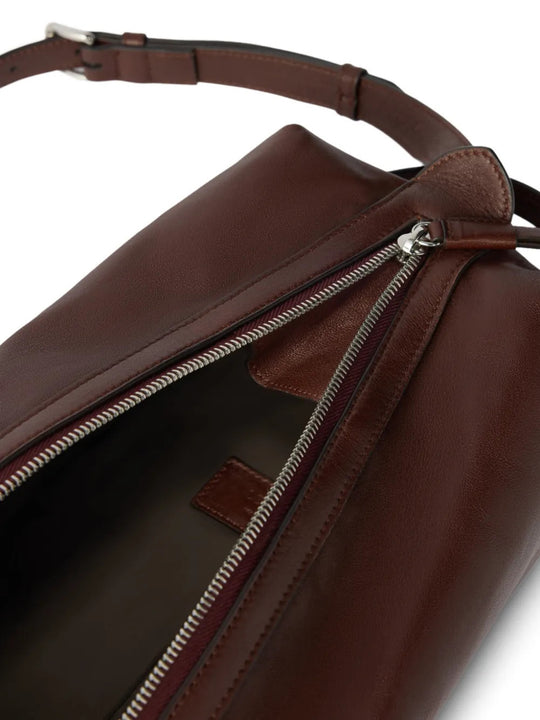 Close up of Brown bag, showing detail