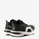 Black sneakers, back view