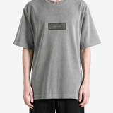 Grey t-shirt, full body view