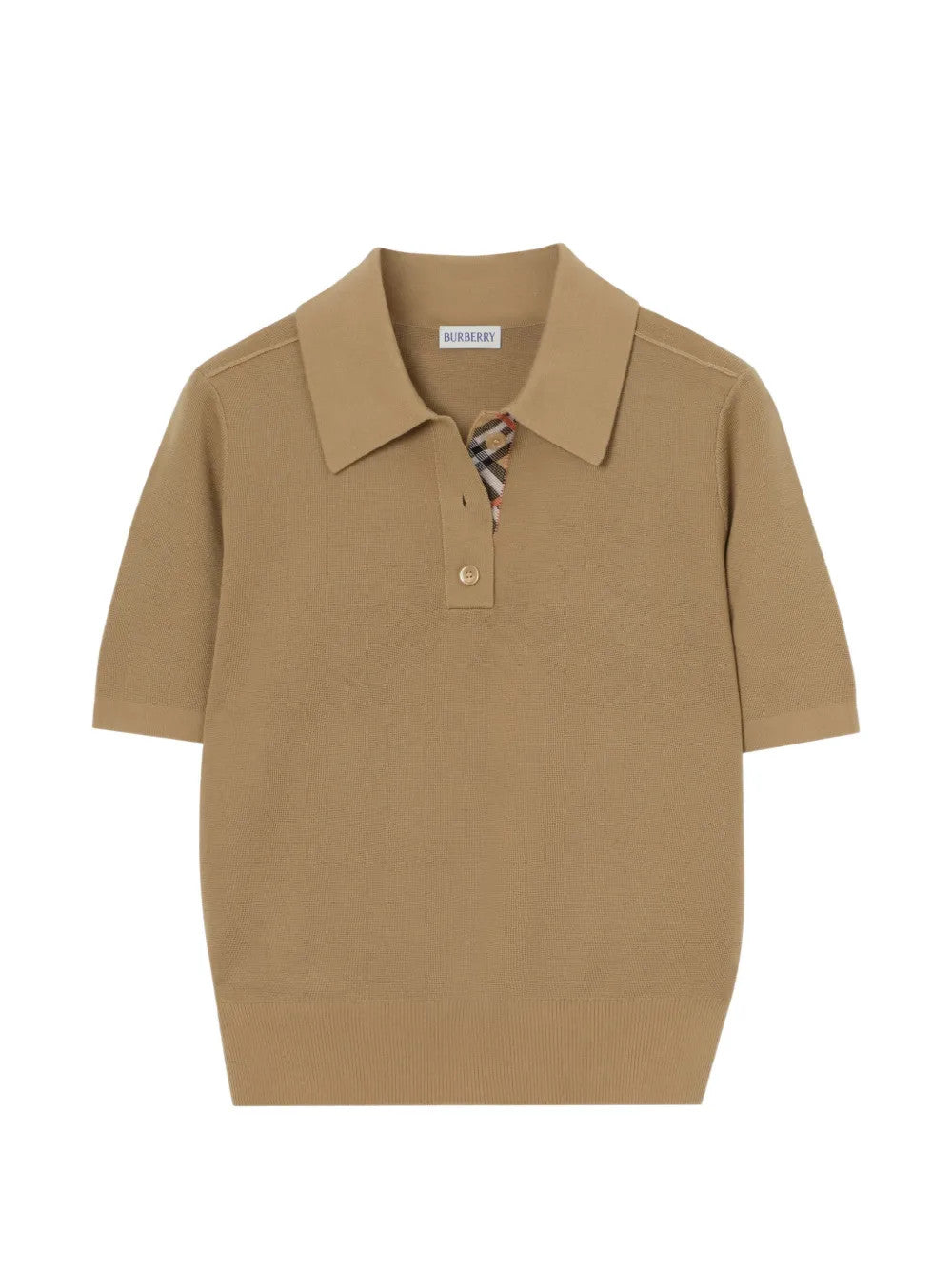 Tan shirt, front view